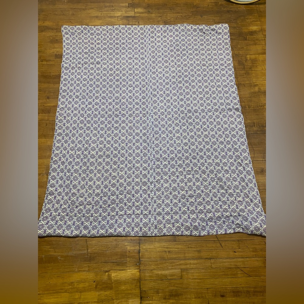 Vintage Whole Cloth Quilt 76” X 64”